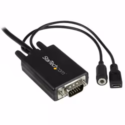 StarTech.com Câble adaptateur DisplayPort vers VGA de 3 m avec audio - M/M - 1920x1200 / 1080p