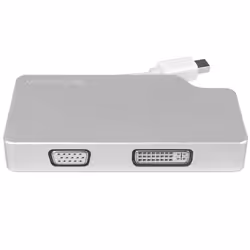 StarTech.com Adaptateur de voyage audio/vidéo 3 en 1 - Mini DisplayPort vers VGA, DVI ou HDMI - 4K - Aluminium - Vue supplémentaire 4