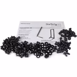 StarTech.com Rack Serveur Mobile 42U à 2 Mâts, Rack Réseau 19" à 2 Mâts avec Roulettes, Rack Ouvert Roulant pour Équipement AV/Data/Media/IT, Rack Ordinateur pour la Maison/Bureau - Roulettes Incluses - Vue supplémentaire 6