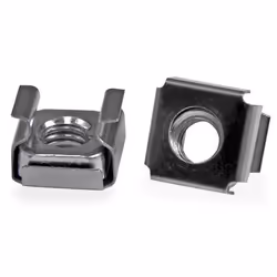 StarTech.com Paquet de 100 écrous cages M6, Ecrou cage, Acier, Acier inoxydable, M6, CE, TAA, REACH, 13 mm
