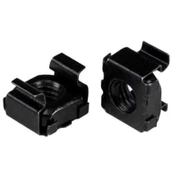 StarTech.com Paquet de 100 écrous cages M6 - Noir