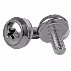 StarTech.com Paquet de 100 vis de montage M5 x 12 mm, Vis, Acier inoxydable, 449 g, 100 pièce(s), 110 mm, 217 mm