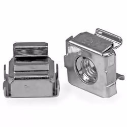 StarTech.com Paquet de 100 écrous cages M5, Ecrou cage, Acier inoxydable, Acier inoxydable, M5, 452 g, 120 mm