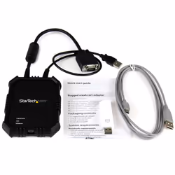 StarTech.com Adaptateur crash cart pour PC portable avec boîtier durable - Console KVM USB avec transfert de fichier et acquisition vidéo - Vue supplémentaire 7