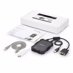StarTech.com Adaptateur crash cart pour PC portable avec boîtier durable - Console KVM USB avec transfert de fichier et acquisition vidéo - Vue supplémentaire 8