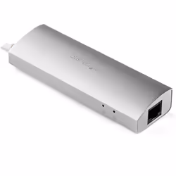StarTech.com Hub USB 3.0 (5Gbps) portable à 3 ports avec Gigabit Ethernet - Câble intégré - Aluminium