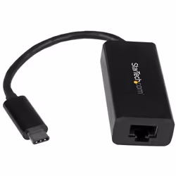 StarTech.com Adaptateur USB C vers Gigabit Ethernet - Noir - Adaptateur Réseau LAN USB 3.0 vers RJ45 - USB Type C vers Ethern ...