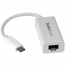 StarTech.com Adaptateur USB C vers Gigabit Ethernet - Blanc - Adaptateur Réseau LAN USB 3.0 vers RJ45 - USB Type C vers Ether ...
