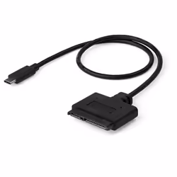 StarTech.com Adaptateur USB 3.1 (10 Gb/s) pour disque dur SATA III de 2,5" avec USB-C et UASP, Noir, CE, FCC, REACH, ASMedia ...