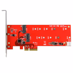 StarTech.com Carte contrôleur PCI Express pour 2 SSD M.2 SATA