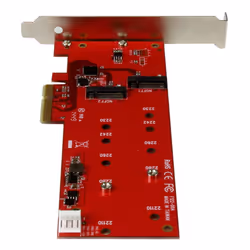 StarTech.com Carte contrôleur PCI Express pour 2 SSD M.2 SATA - Vue supplémentaire 4