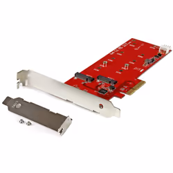 StarTech.com Carte contrôleur PCI Express pour 2 SSD M.2 SATA - Vue supplémentaire 5