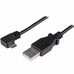 StarTech.com Câble de charge et synchronisation Micro USB de 1 m - USB-A vers Micro-B à angle droit - M/M - 0,25 mm², 1 m, US ...