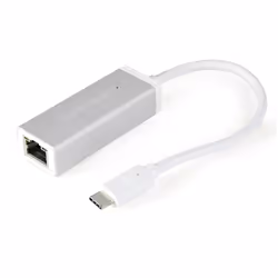StarTech.com Adaptateur réseau USB-C vers RJ45 Gigabit Ethernet - M/F - Argent, Avec fil, USB, Ethernet, 5000 Mbit/s, Argent