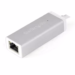 StarTech.com Adaptateur réseau USB-C vers RJ45 Gigabit Ethernet - M/F - Argent