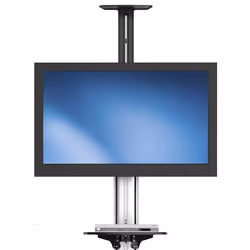 StarTech.com Chariot TV pour écran de 32" à 75" - Réglage de la hauteur sans effort - Vue supplémentaire 5