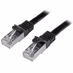 StarTech.com N6SPAT50CMBK, 0,5 m, Cat6, SF/UTP (S-FTP), RJ-45, RJ-45