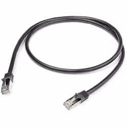 StarTech.com N6SPAT1MBK câble de réseau Noir 1 m Cat6 SF/UTP (S-FTP) - Vue supplémentaire 5