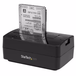 StarTech.com Station d'Accueil pour Disque Dur à 1 Baie USB 3.1 / eSATA vers SATA, Dock pour Disque Dur USB 3.1 (10 Gbps), Station d'Accueil pour Disque Dur Externe 2.5/3.5" SATA III, Chargement par le Haut - Vue supplémentaire 5
