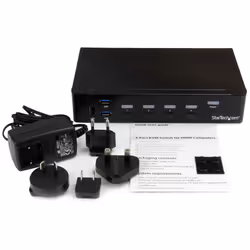 StarTech.com Switch KVM USB HDMI à 4 ports avec hub USB 3.0 intégré - 1080p - Vue supplémentaire 6