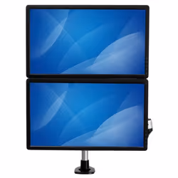 StarTech.com Support de bureau pour 2 écrans avec bras articulés - Multidirectionnel - Empilable - Installation sans outil - Vue supplémentaire 11
