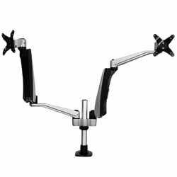 StarTech.com Support de bureau pour 2 écrans avec bras articulés - Multidirectionnel - Empilable - Installation sans outil - Vue supplémentaire 6