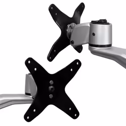 StarTech.com Support de bureau pour 2 écrans avec bras articulés - Multidirectionnel - Empilable - Installation sans outil - Vue supplémentaire 8