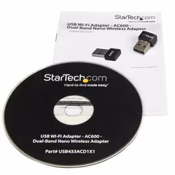 StarTech.com Adaptateur USB WiFi - AC600 - Adaptateur réseau sans fil nano bi-bande - Vue supplémentaire 4