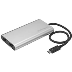 StarTech.com Adaptateur Thunderbolt 3 vers double HDMI - 4K 30 Hz - Compatible avec Windows seulement