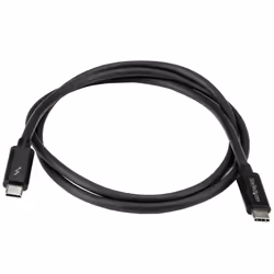 StarTech.com Câble Thunderbolt 3 (20 Gb/s) USB-C de 1 m - Compatible Thunderbolt, USB et DisplayPort - M/M - Vue supplémentaire 5