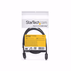 StarTech.com Câble Thunderbolt 3 (20 Gb/s) USB-C de 1 m - Compatible Thunderbolt, USB et DisplayPort - M/M - Vue supplémentaire 6