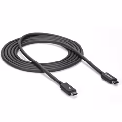 StarTech.com Câble Thunderbolt 3 (20 Gb/s) USB-C de 2 m - Compatible Thunderbolt, USB et DisplayPort - M/M - Vue supplémentaire 5