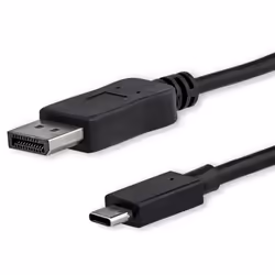 StarTech.com Câble adaptateur USB Type-C vers DisplayPort de 1 m - 4K 60 Hz, 1 m, DisplayPort, USB Type-C, Mâle, Mâle, Droit