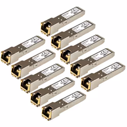 StarTech.com Module SFP GBIC compatible Cisco GLC-T - Transceiver 1000BASE-T - Paquet de 10 - Vue supplémentaire 6