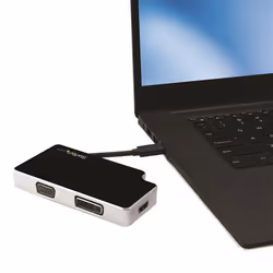 StarTech.com Adaptateur audio / vidéo de voyage 3 en 1 - USB-C vers VGA DVI ou HDMI - 4K - Vue supplémentaire 6