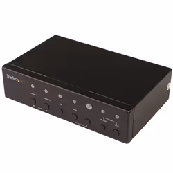 StarTech.com Extendeur vidéo HDBaseT multi-entrées avec switch intégré - HDMI, VGA, DisplayPort via Cat5e ou Cat 6 - 4K