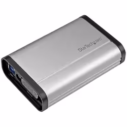 StarTech.com Boîtier d'acquisition vidéo DVI haute performance par USB 3.0 - 1080p 60 fps - Aluminium, Noir, Argent, USB 3.2 ...