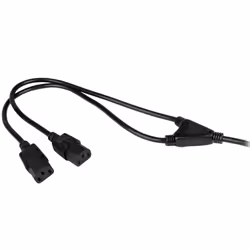 StarTech.com PXT101YUK câble électrique Noir 2 m BS 1363 Coupleur 2 x C13