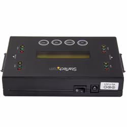 StarTech.com Duplicateur et Effaceur de Disque Dur Autonome 1:1, Cloneur et Effaceur de HDD/SSD SATA et de Clé USB, Écran LCD, Conforme à la Norme TAA, Indépendant du Système d'Exploitation
