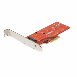StarTech.com Adaptateur SSD PCIe M2 - x4 PCIe 3.0 NVMe / AHCI / NGFF / M-Key - Low Profile et Full Profile - Adaptateur SSD P ...