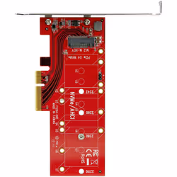 StarTech.com Adaptateur SSD PCIe M2 - x4 PCIe 3.0 NVMe / AHCI / NGFF / M-Key - Low Profile et Full Profile - Adaptateur SSD PCI Express M.2 - Vue supplémentaire 5