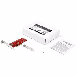 StarTech.com Adaptateur SSD PCIe M2 - x4 PCIe 3.0 NVMe / AHCI / NGFF / M-Key - Low Profile et Full Profile - Adaptateur SSD PCI Express M.2 - Vue supplémentaire 6