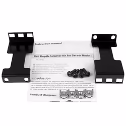 StarTech.com Kit adaptateur de profondeur de rail pour rack de serveur 1U - Vue supplémentaire 5