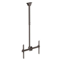 StarTech.com Support TV pour Plafond - Support Universel pour Écran Unique avec Mât Télescopique Réglable - Inclinable/Pivotant - Support VESA pour Écrans 32"-75