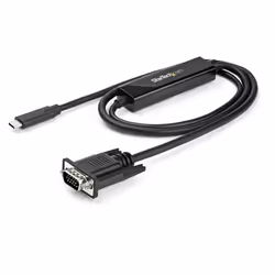 StarTech.com Adaptateur USB-C vers VGA 1m - Câble Vidéo Actif USB Type C vers VGA - 1920x1200/1080p - Compatible Thunderbolt 3 - Convertisseur USB-C à VGA - DP Alt Mode HBR2 - Vue supplémentaire 4