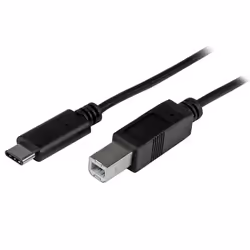 StarTech.com Câble USB-C vers USB-B de 2 m - M/M - USB 2.0, 2 m, USB C, USB B, USB 2.0, Mâle/Mâle, Noir