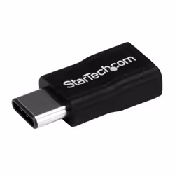 StarTech.com Adaptateur USB 2.0 USB-C vers Micro USB - M/F, USB 2.0 Type-C, USB 2.0 Micro-B, Noir