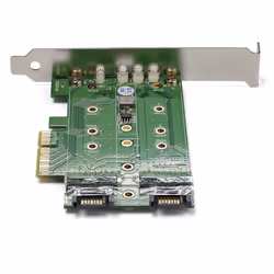 StarTech.com Adaptateur SSD M.2 NGFF à 3 ports - 1x M.2 PCIe (NVMe), 2x M.2 SATA III - PCIe 3.0