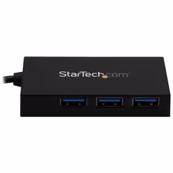 StarTech.com Hub USB 3.0 4 Ports - Hub USB Type-A avec 1x USB-C et 3x USB-A SuperSpeed - Alimentation par Bus USB - Hub Adaptateur USB 3.2 Gen 1 (5Gbps) - Hub USB Portable