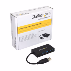 StarTech.com Hub USB 3.0 4 Ports - Hub USB Type-A avec 1x USB-C et 3x USB-A SuperSpeed - Alimentation par Bus USB - Hub Adaptateur USB 3.2 Gen 1 (5Gbps) - Hub USB Portable - Vue supplémentaire 6
